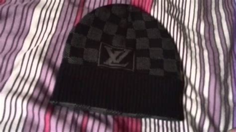fake vs real louis vuitton beanie